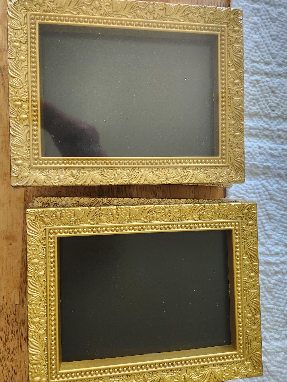 8 Chalkboard Gold Frames